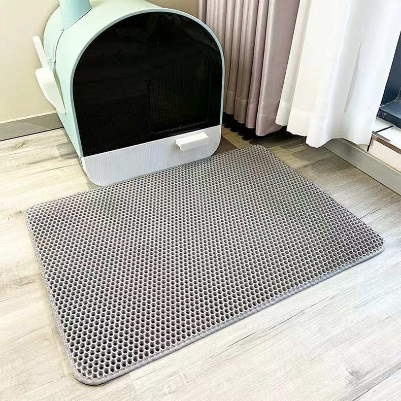Double-Layer EVA Cat Litter Pad | Waterproof Trapping Mat