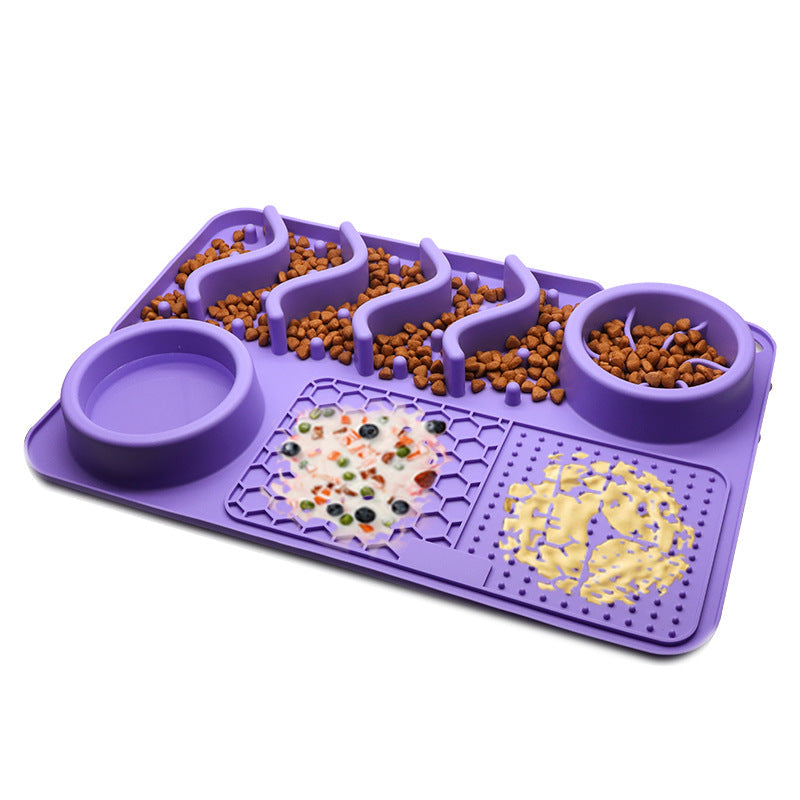 Silicone Slow Feeder Licking Mat for Dogs & Cats | Multiple Sizes & Colors