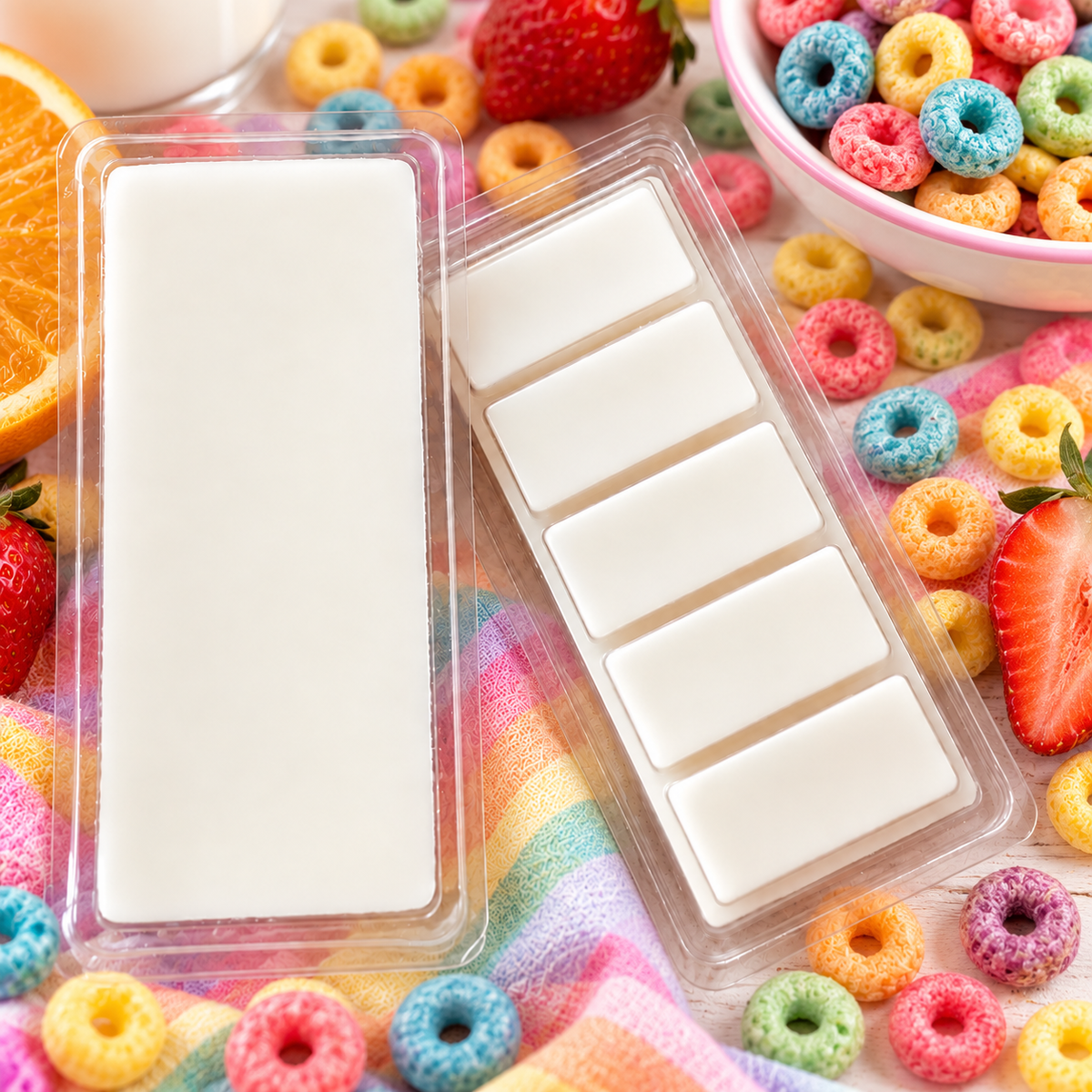 Howl + Ember Fruity Rings wax melts styled product photo