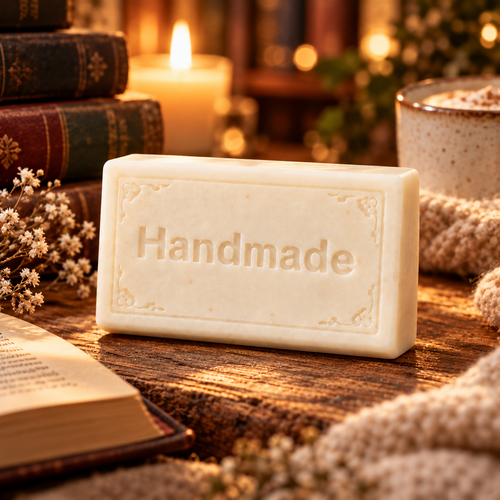 Book Loft Shea Butter Soap | 4 oz Handmade Bar