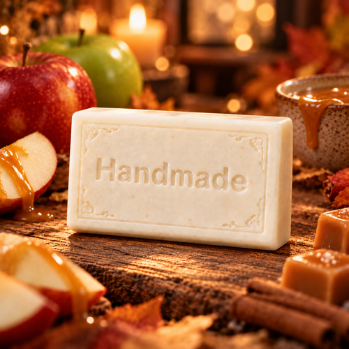 Caramel Apples Shea Butter Soap | 4 oz Handmade Bar