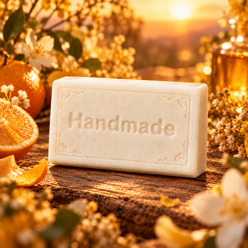 Golden Hour Shea Butter Soap | 4 oz Handmade Bar