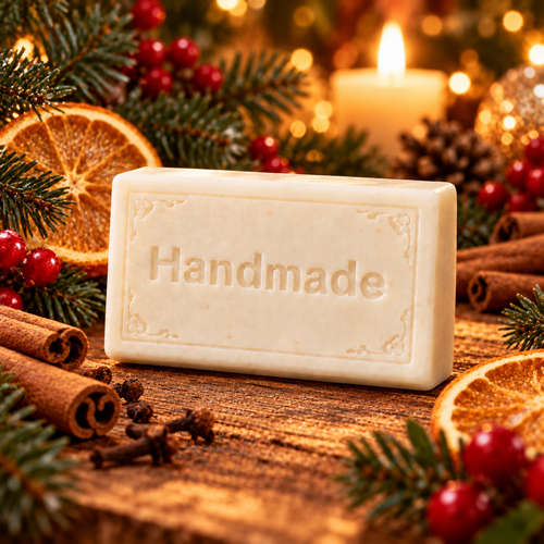 White Pumpkin Shea Butter Soap | 4 oz Handmade Bar