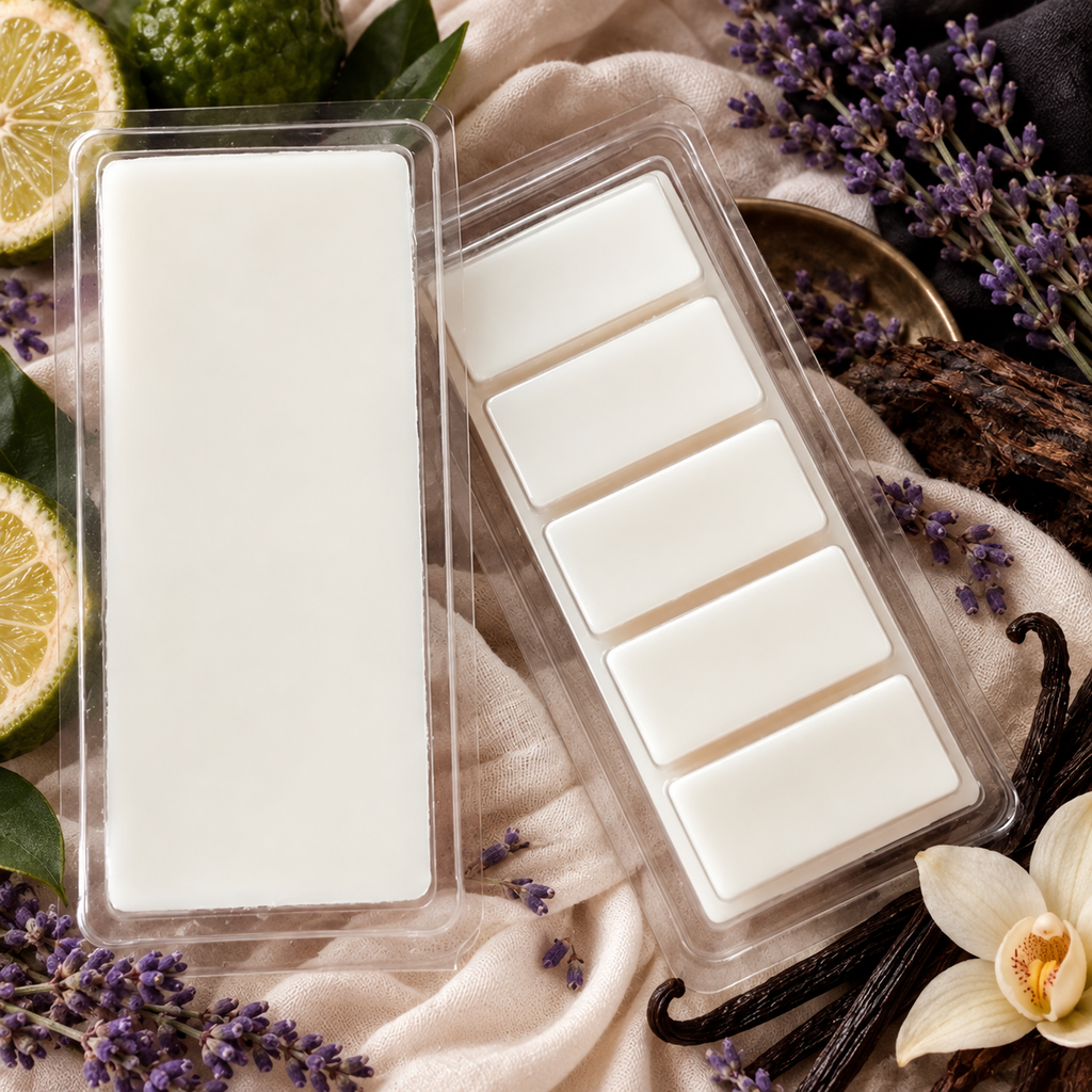 I Can Fix Him wax melt with bergamot, lavender, vanilla, and dark musk styling