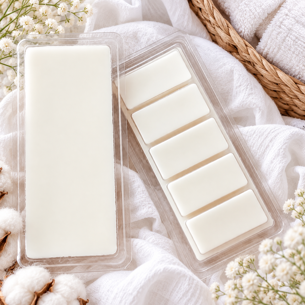 Howl + Ember Laundry Day Wax Melt styled product photo