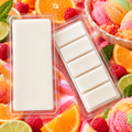 Howl + Ember Rainbow Sherbet wax melts styled product photo