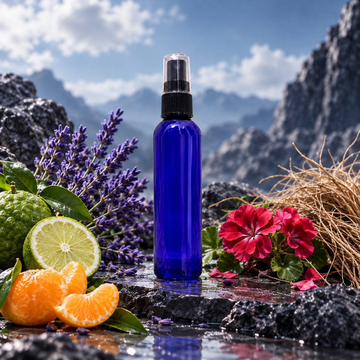 Howl + Ember Sauvage Room + Linen Spray 4 oz — bergamot, mandarin, lavender, geranium, ambroxan and vetiver