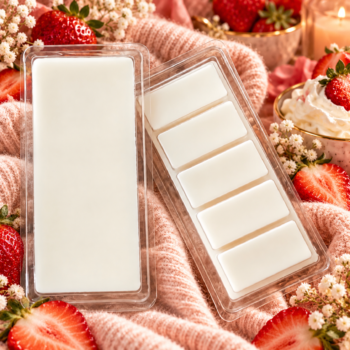 Strawberries & Cream wax melts