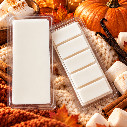 Vanilla Pumpkin Marshmallow Wax Melts | Seasonal Para-Soy Clamshell | 1.75 oz Trial or 3.5 oz Full Size